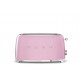 Smeg TSF02PKEU tostadora 4 rebanada(s) Rosa 1500 W